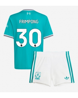 Liverpool Jeremie Frimpong #30 Maglia Gara Terza Repliche 2025-26 Bambino Maniche Corte